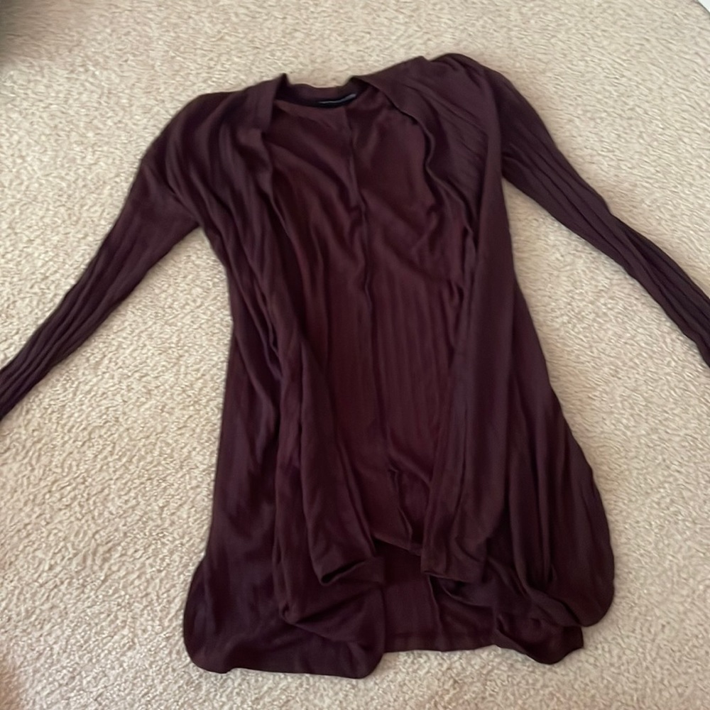 American Eagle Maroon Cardigan